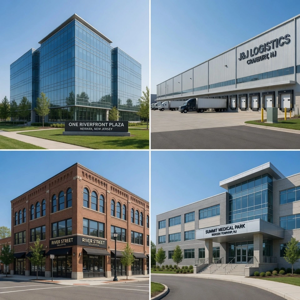 Office, industrial, retail and medical buildings with waterproofed foundations in NJ