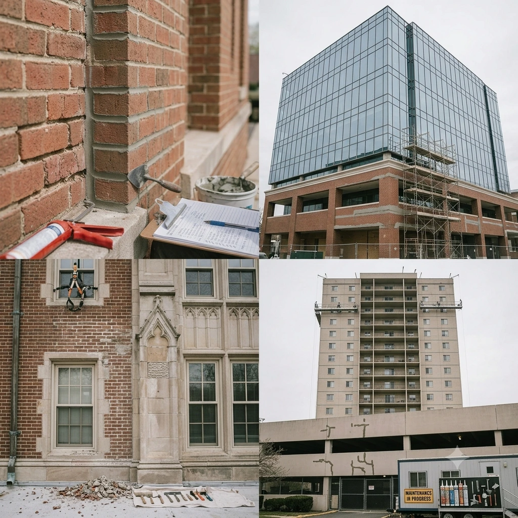 Apartment, office, historic and high-rise buildings maintained by Adriatic Restoration in NJ