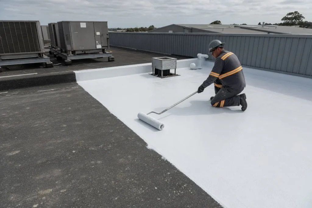 Roof Coatings for Commercial Flat Roofs
